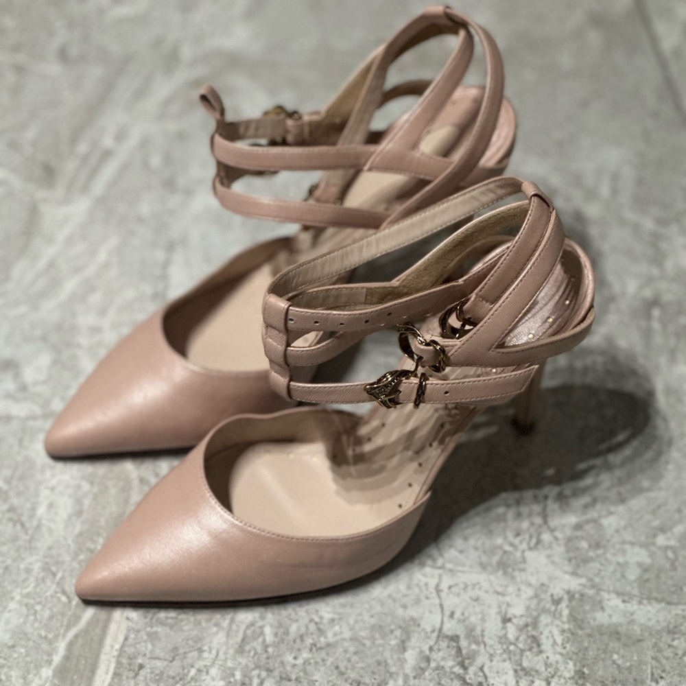 Roberto Cavalli Blush Rose Pink Heels